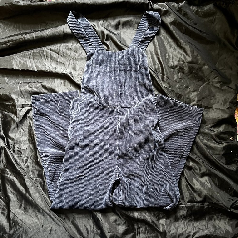 Navy Corduroy Overalls